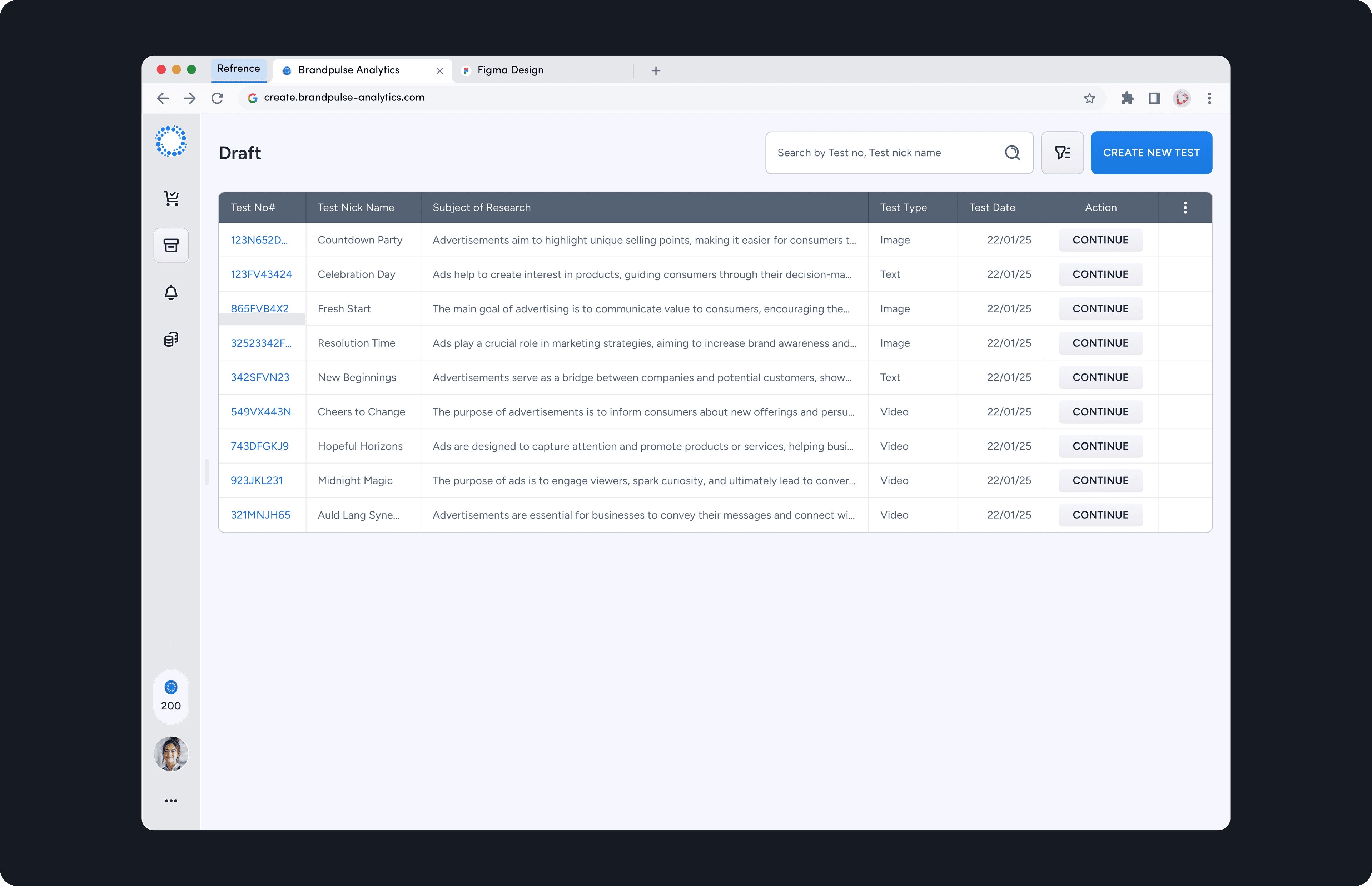 Drafts feature — save incomplete campaigns and resume later